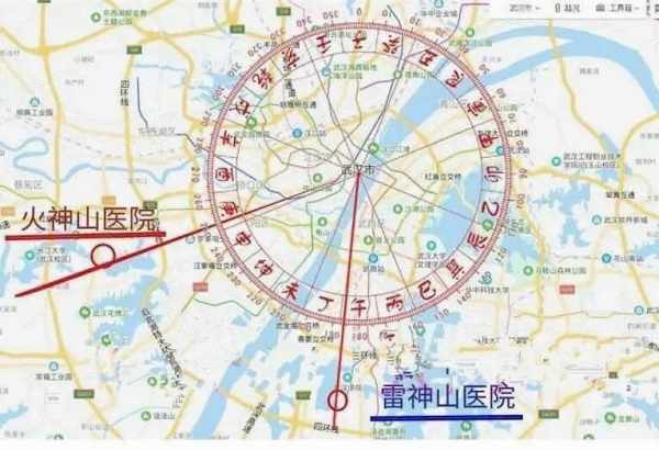 中国地图风水格局图片